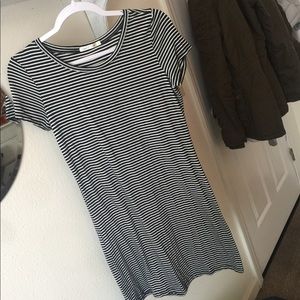 Striped casual dress